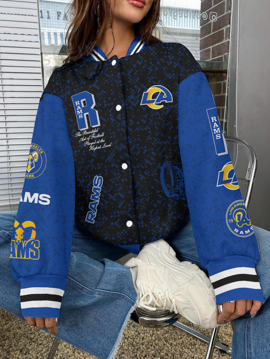 Los Angeles Rams National Football League Varsity Jacket AZBTVJK000625