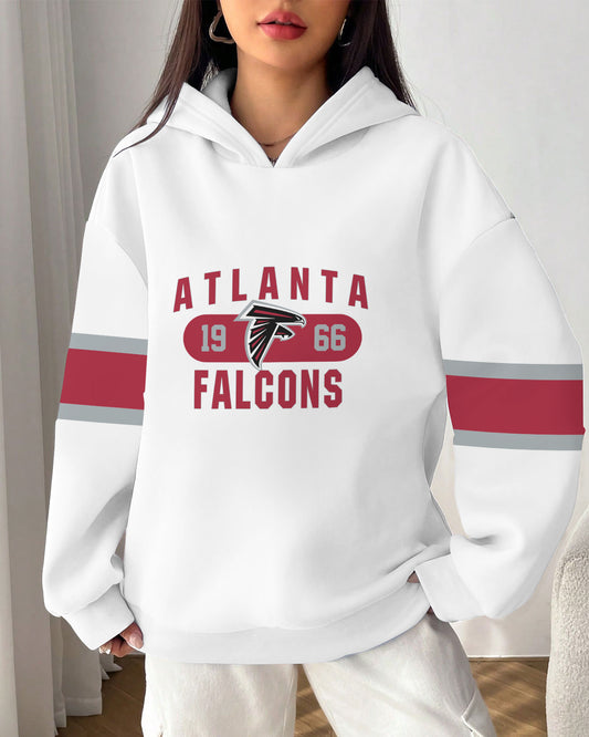 Atlanta Falcons Printed Hooded Pocket Pullover Hoodie AZBTPH000044