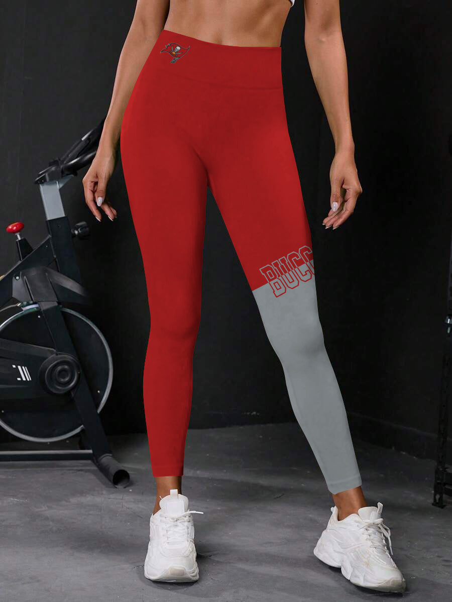 Tampa Bay Buccaneers High Waist Push Up Printed Leggings (3)