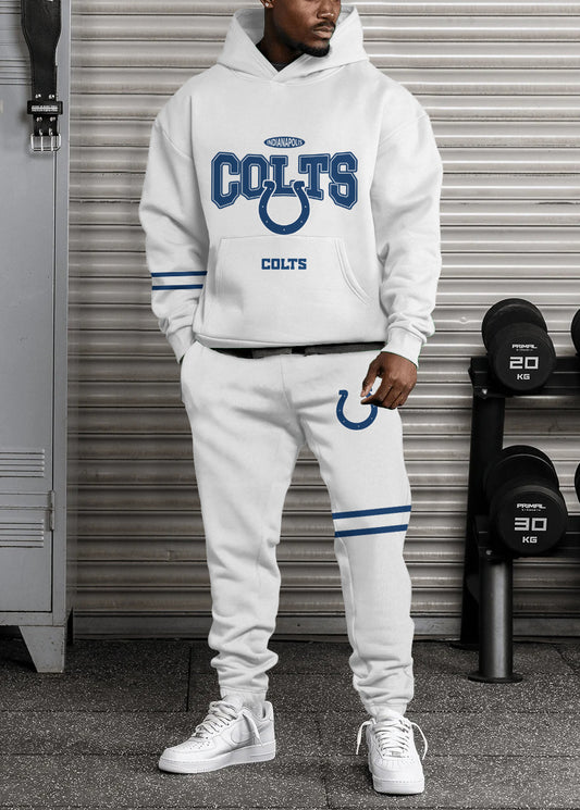 Indianapolis Colts Combo Pullover Hoodie And Sweatpants AZBTPHSP000409