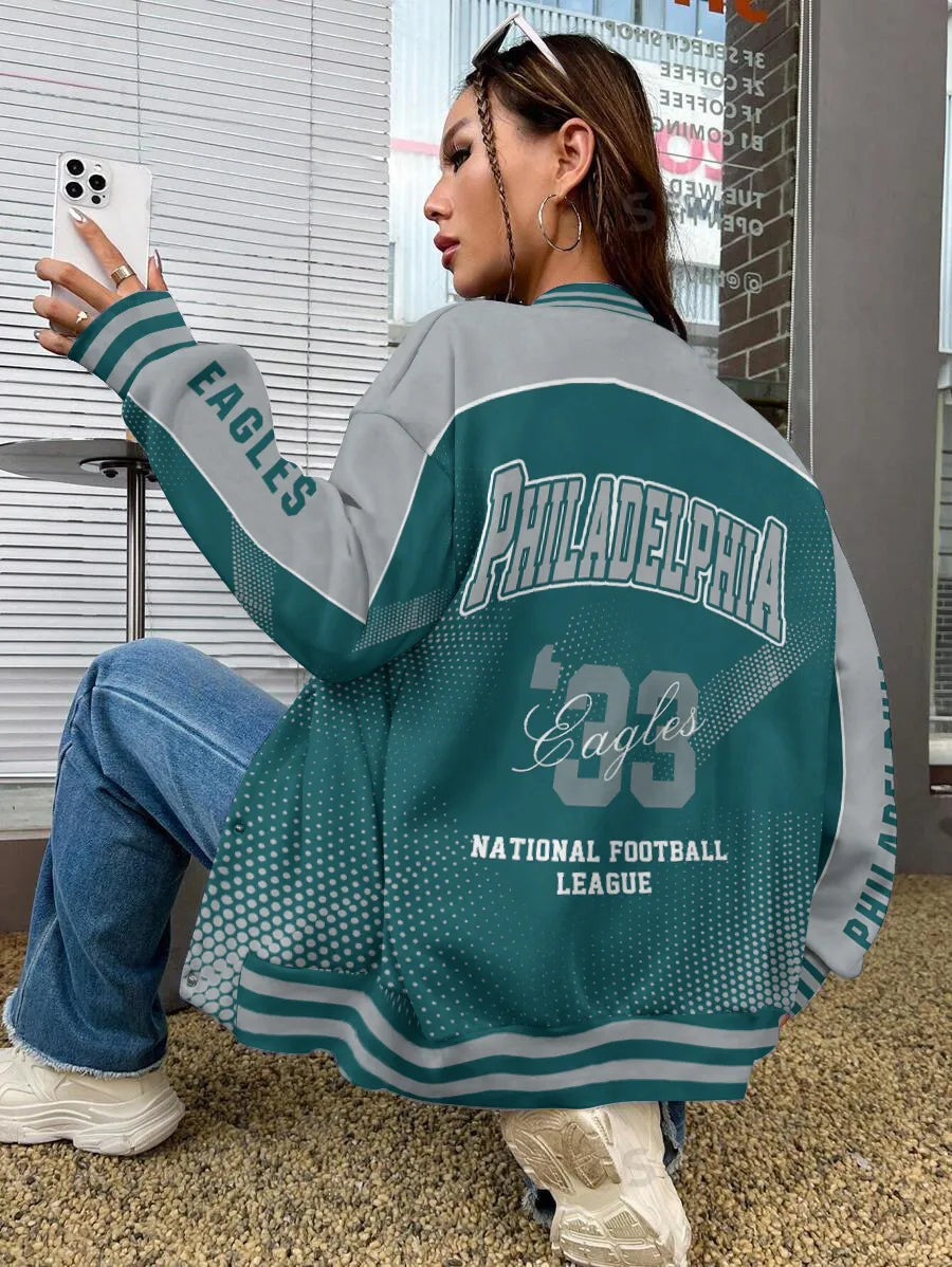 Philadelphia Eagles National Football League Varsity Jacket AZBTVJK000607