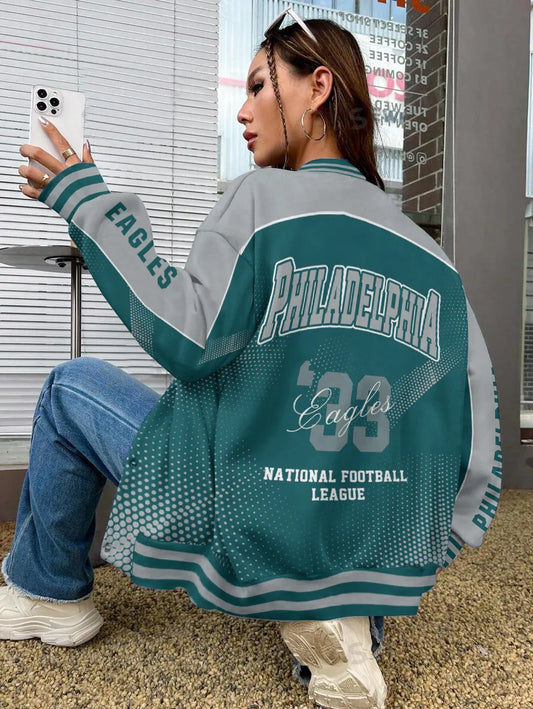 Philadelphia Eagles National Football League Varsity Jacket AZBTVJK000607