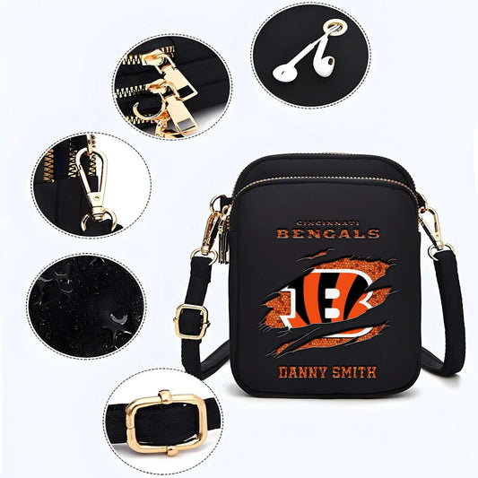 Cincinnati Bengals Mini Crossbody Bag for Women New Trending 2025 AZBT2DMCB000024