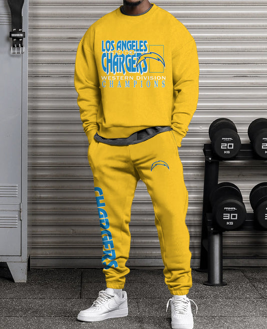 Los Angeles Chargers Combo 3D Sweatsuit and Sweatpants Unisex CBSP67