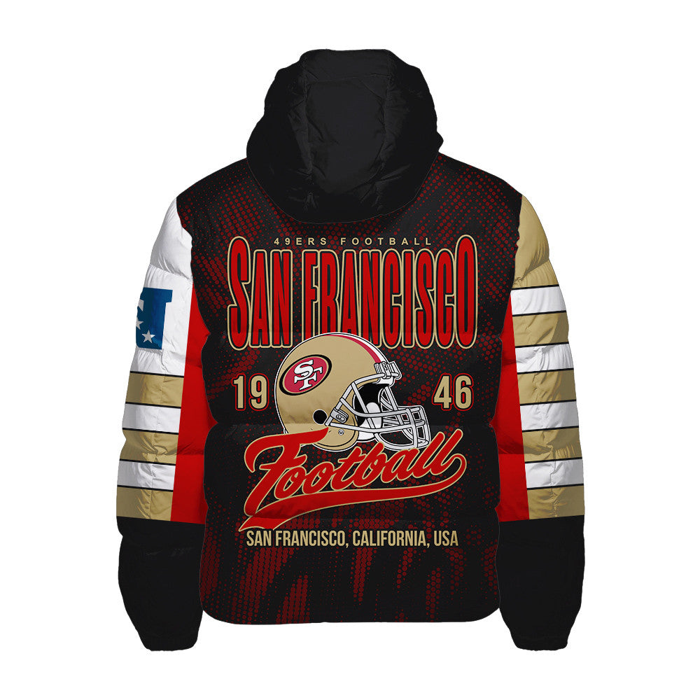 San Francisco 49ers CozyCloud Down Jacket AZBTDWJ000330