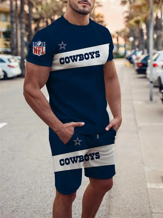Dallas Cowboys T-shirt and Shorts AZTS059