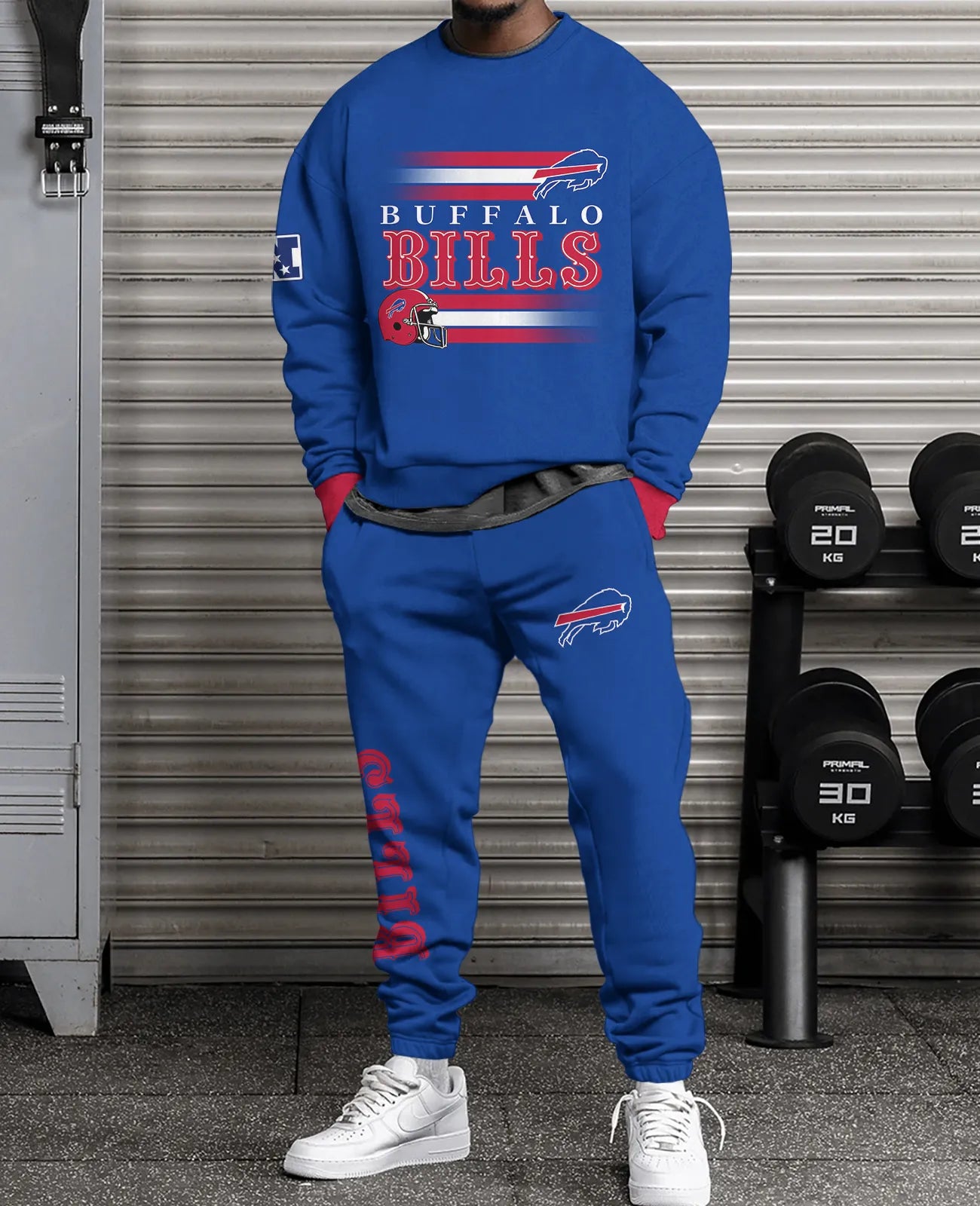 Buffalo Bills Combo 3D Sweatsuit and Sweatpants Unisex CBSP192
