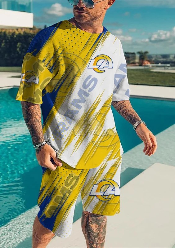 Los Angeles Rams T-shirt and Shorts AZTS556
