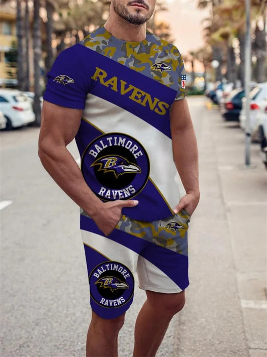 Baltimore Ravens T-shirt and Shorts AZTS251