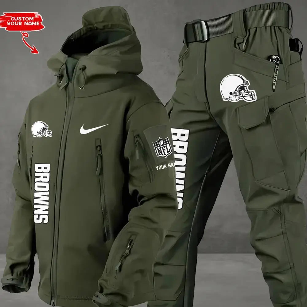 Cleveland Browns Outdoor Jacket and Pants 000030