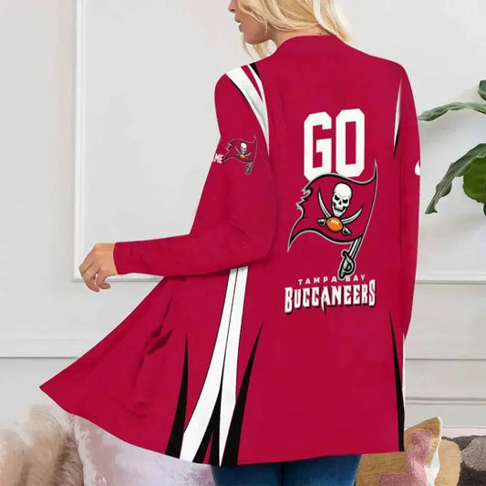 Tampa Bay Buccaneers Women Patch Pocket Cardigan BT182