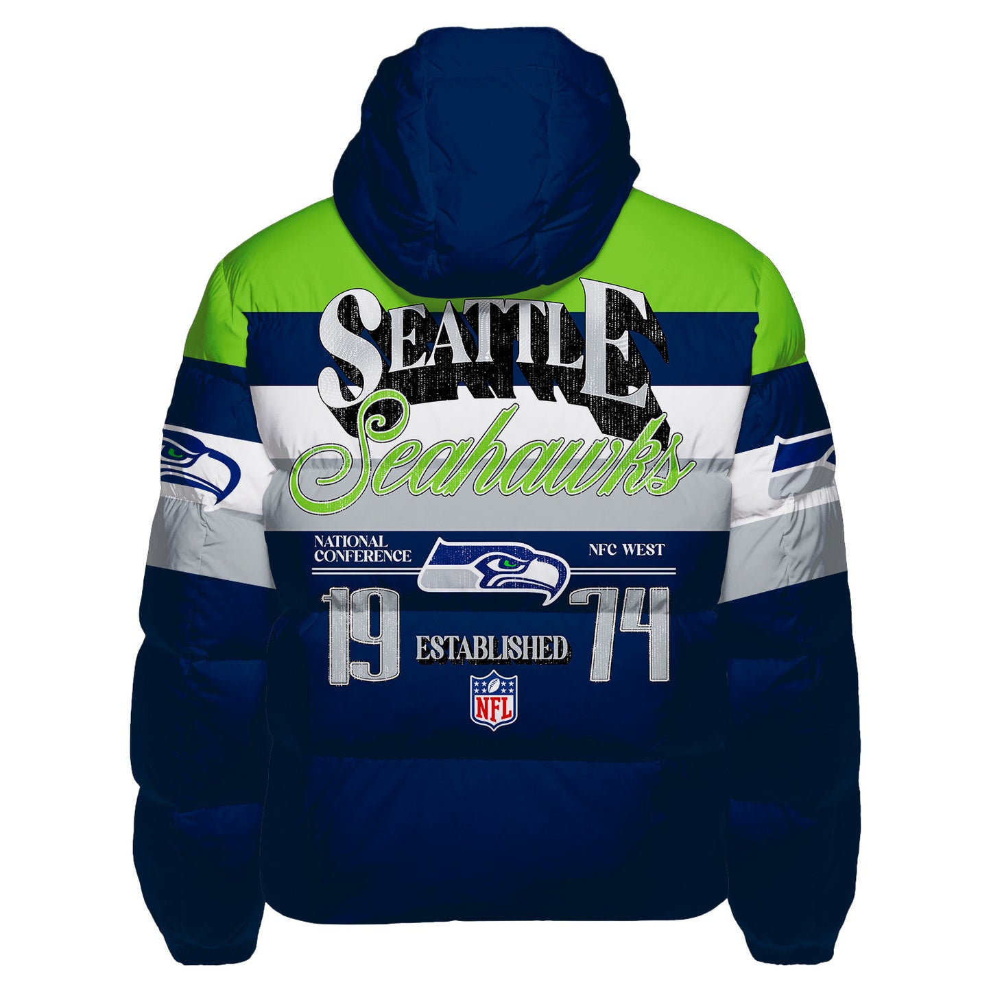 Seattle Seahawks CozyCloud Down Jacket AZBTDWJ000291