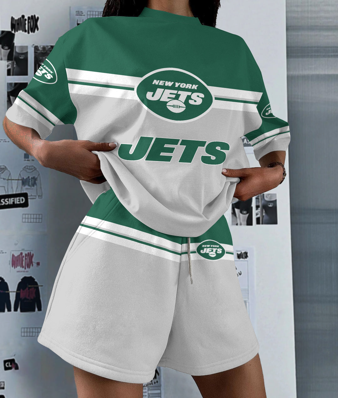 New York Jets Limited Edition Top And Shorts Two-Piece Suits