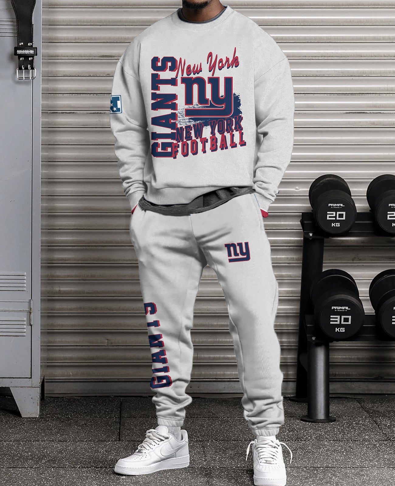 New York Giants Combo 3D Sweatsuit and Sweatpants Unisex CBSP110