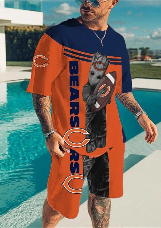 Chicago Bears T-shirt and Shorts AZTS151