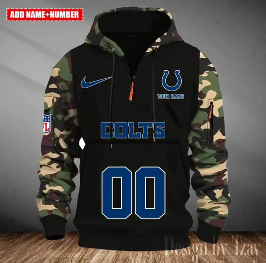 Indianapolis Colts Camouflage Hooded Sweatshirt HA14