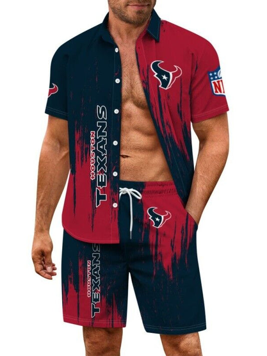 Houston Texans Combo Hawaiian Shirt and Shorts AZBTHWSS000185