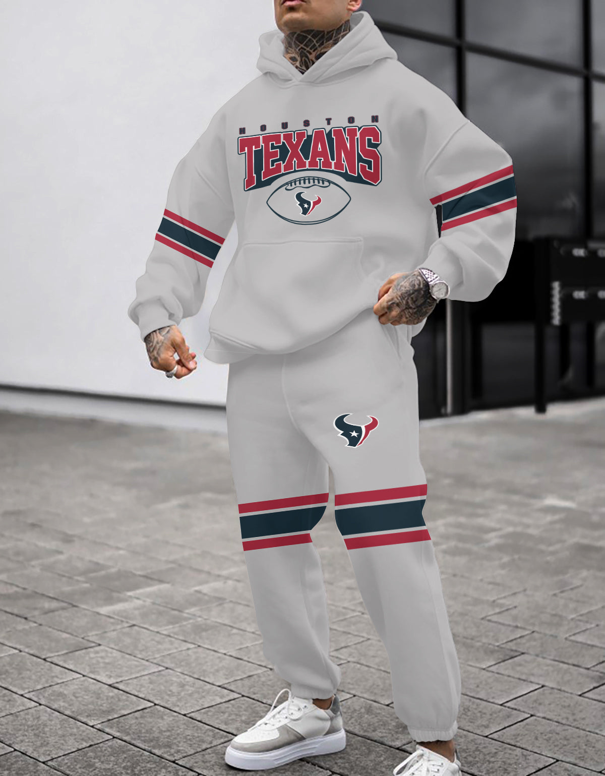 Houston Texans Combo Pullover Hoodie And Sweatpants AZBTPHSP000162