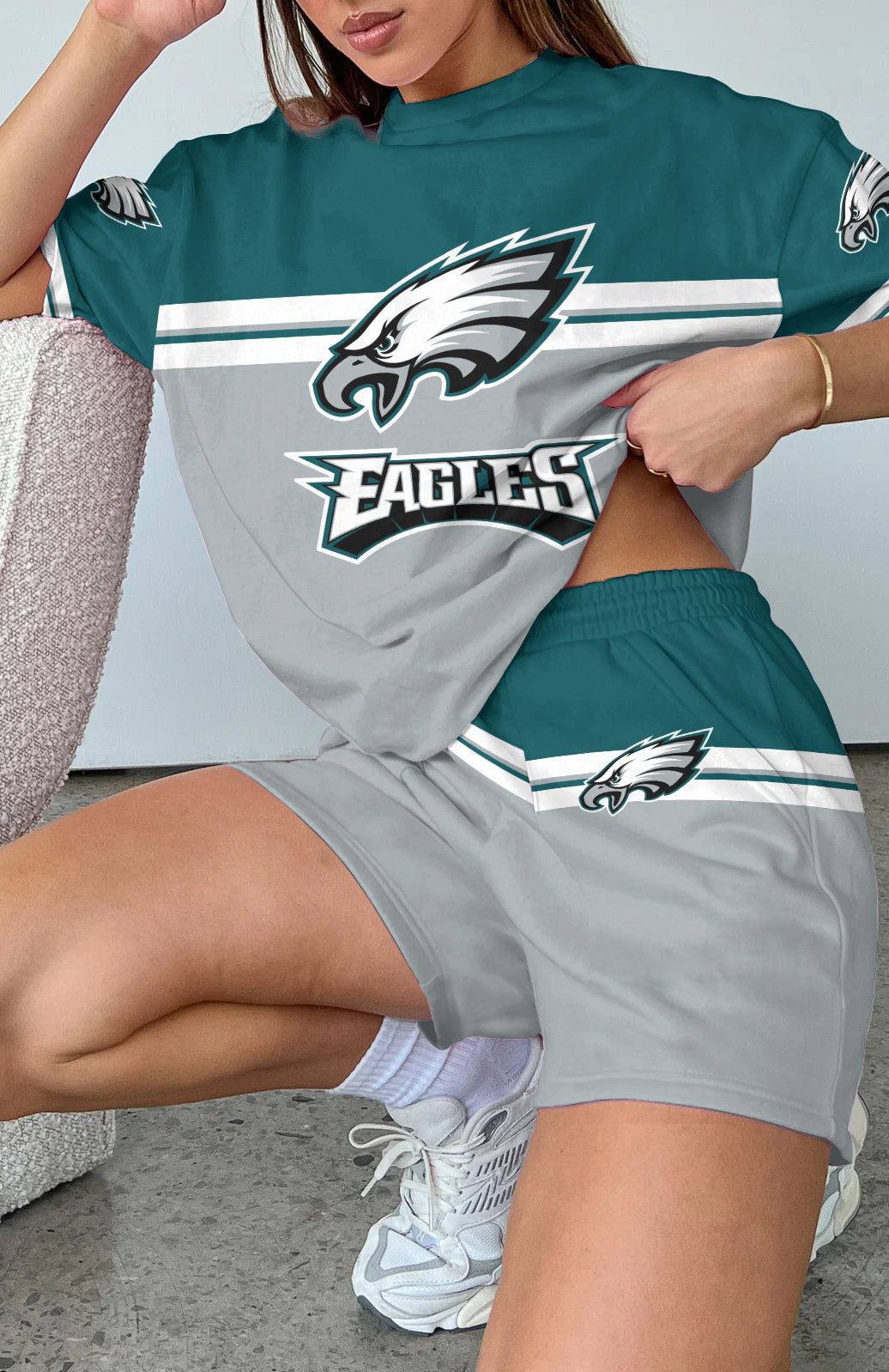 Philadelphia Eagles Limited Edition Top And Shorts Two-Piece Suits