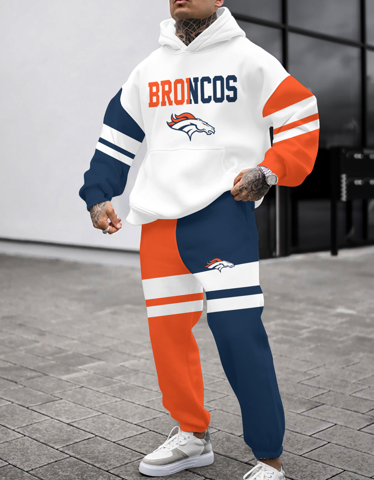 Denver Broncos Combo Pullover Hoodie And Sweatpants AZBTPHSP000166