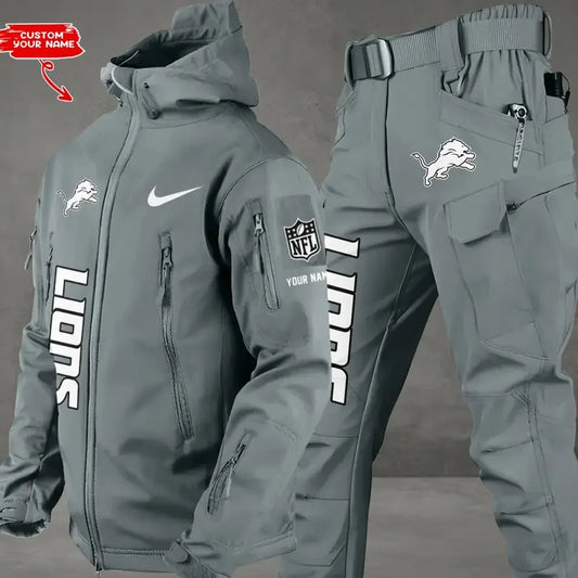 Detroit Lions Outdoor Jacket and Pants 000025