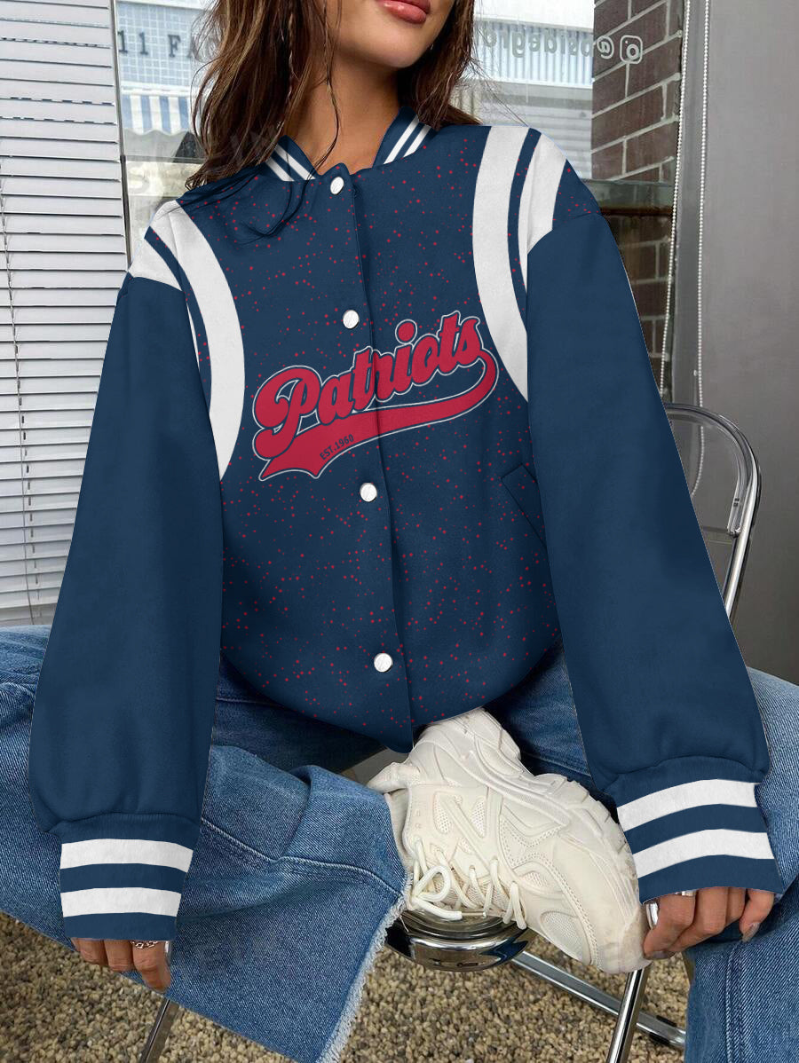 New England Patriots National Football League Varsity Jacket AZBTVJK000648