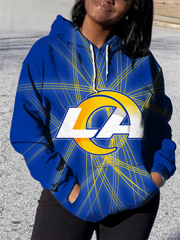 Los Angeles Rams 3D Printed Pocket Pullover Hoodie AZBTPH000153