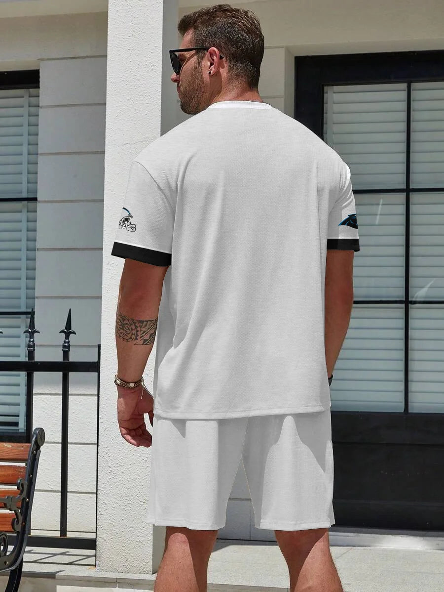 Carolina Panthers T-shirt and Shorts AZBTTSAS000069