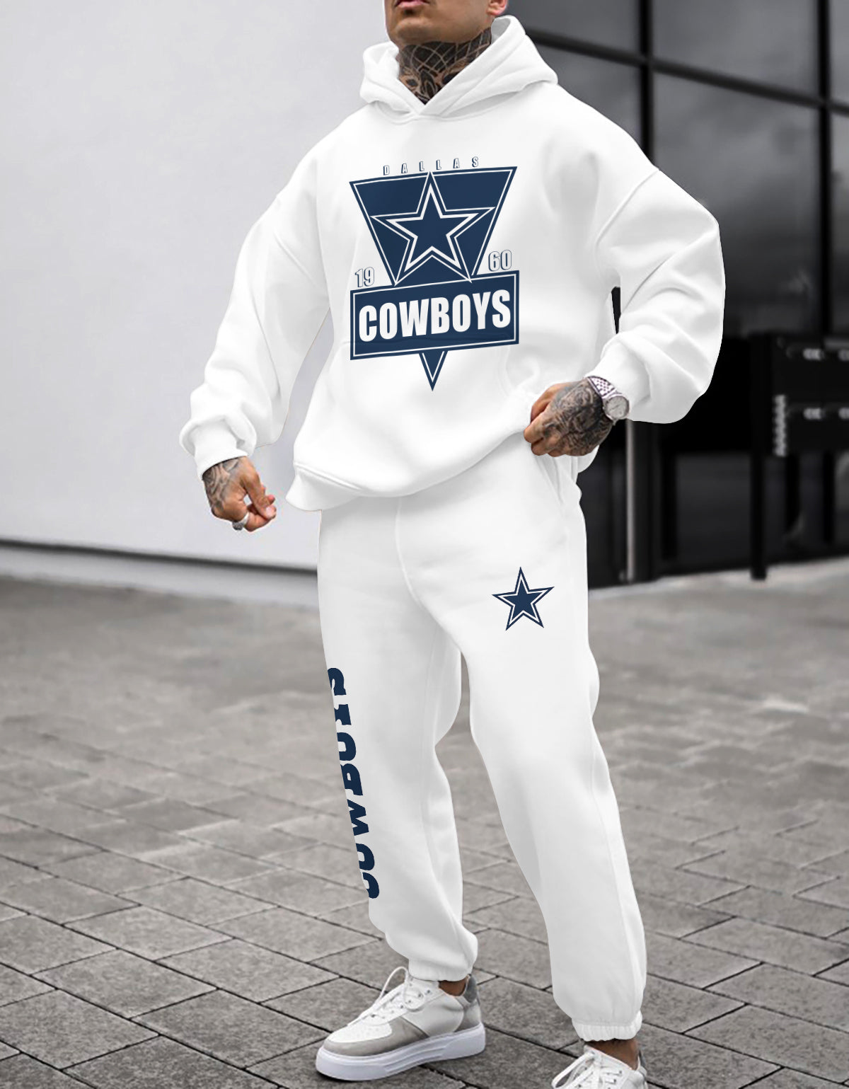 Dallas Cowboys Combo Pullover Hoodie And Sweatpants AZBTPHSP000061