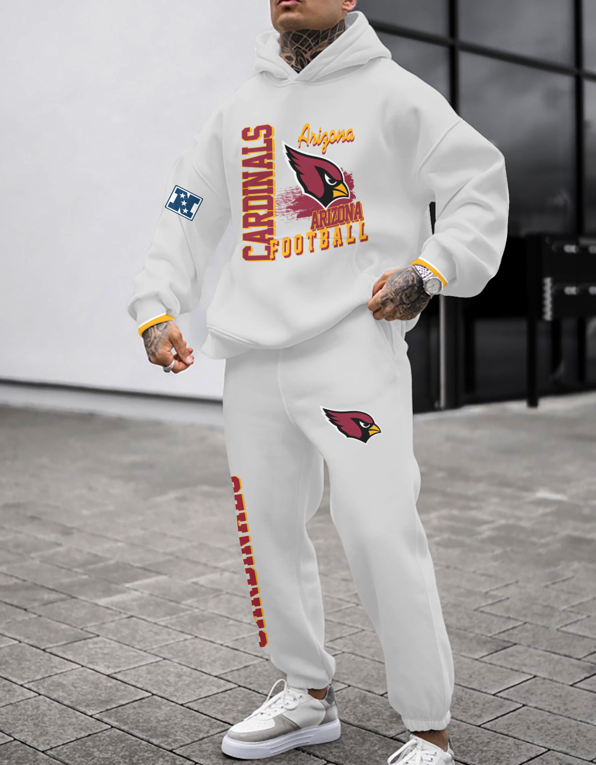 Arizona Cardinals Combo Pullover Hoodie And Sweatpants AZBTPHSP000335