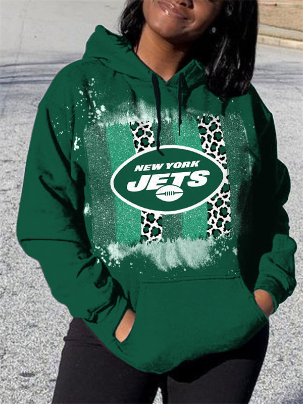 New York Jets 3D Printed Pocket Pullover Hoodie AZBTPH000168