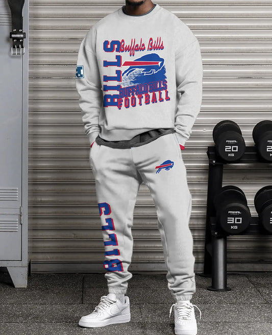 Buffalo Bills Combo 3D Sweatsuit and Sweatpants Unisex CBSP7