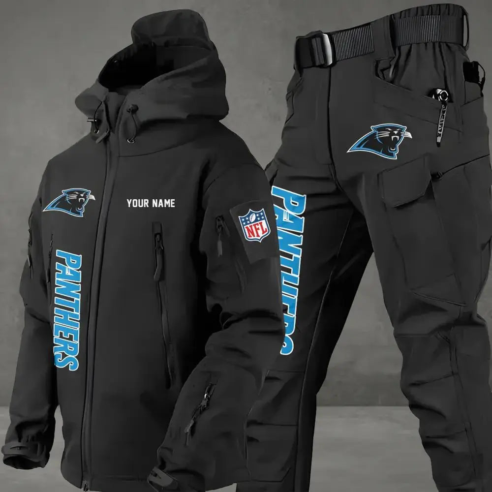Carolina Panthers Outdoor Jacket and Pants 000151