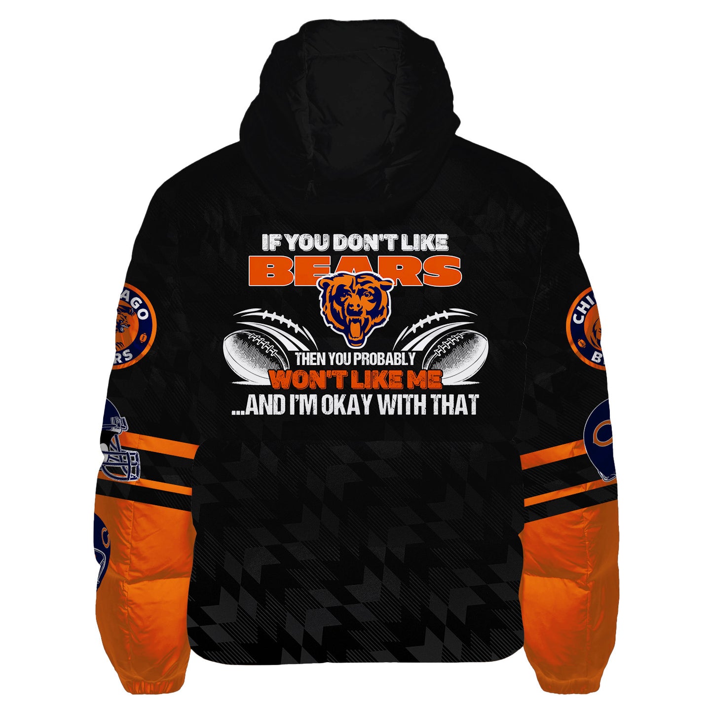 Chicago Bears CozyCloud Down Jacket AZBTDWJ000298