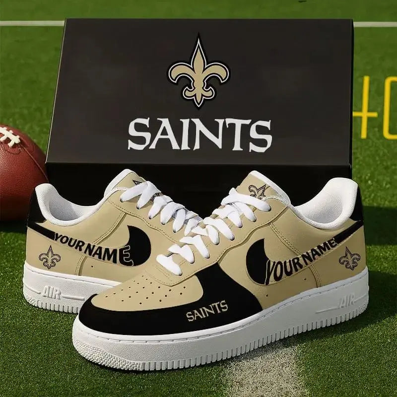 New Orleans Saints New Personalized AF1-1 Sneakers 2025 AZBTAF1N000023