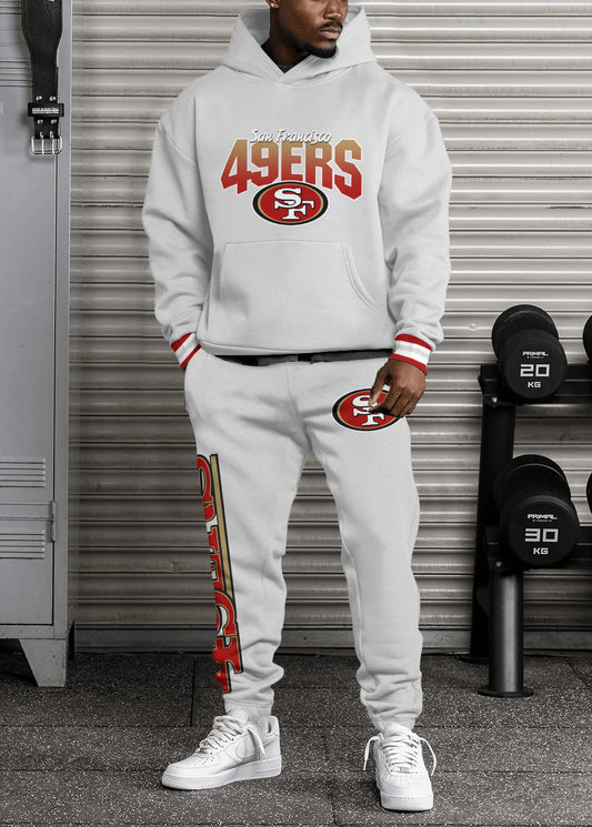 San Francisco 49ers Combo Pullover Hoodie And Sweatpants AZBTPHSP000100