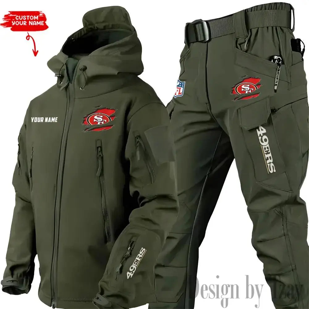 San Francisco 49ers Outdoor Jacket and Pants 000096
