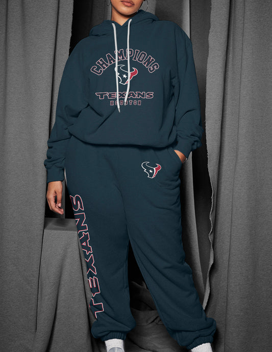 Houston Texans Combo Pullover Hoodie And Sweatpants AZBTPHSP000149