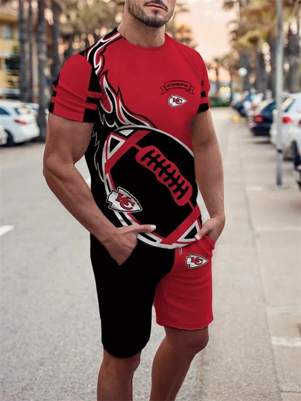 Kansas City Chiefs T-shirt and Shorts AZTS081