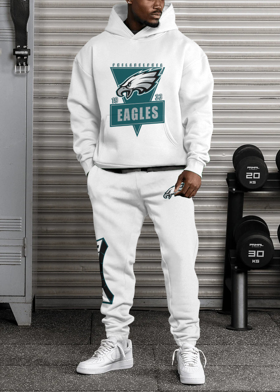 Philadelphia Eagles Combo Pullover Hoodie And Sweatpants AZBTPHSP000075