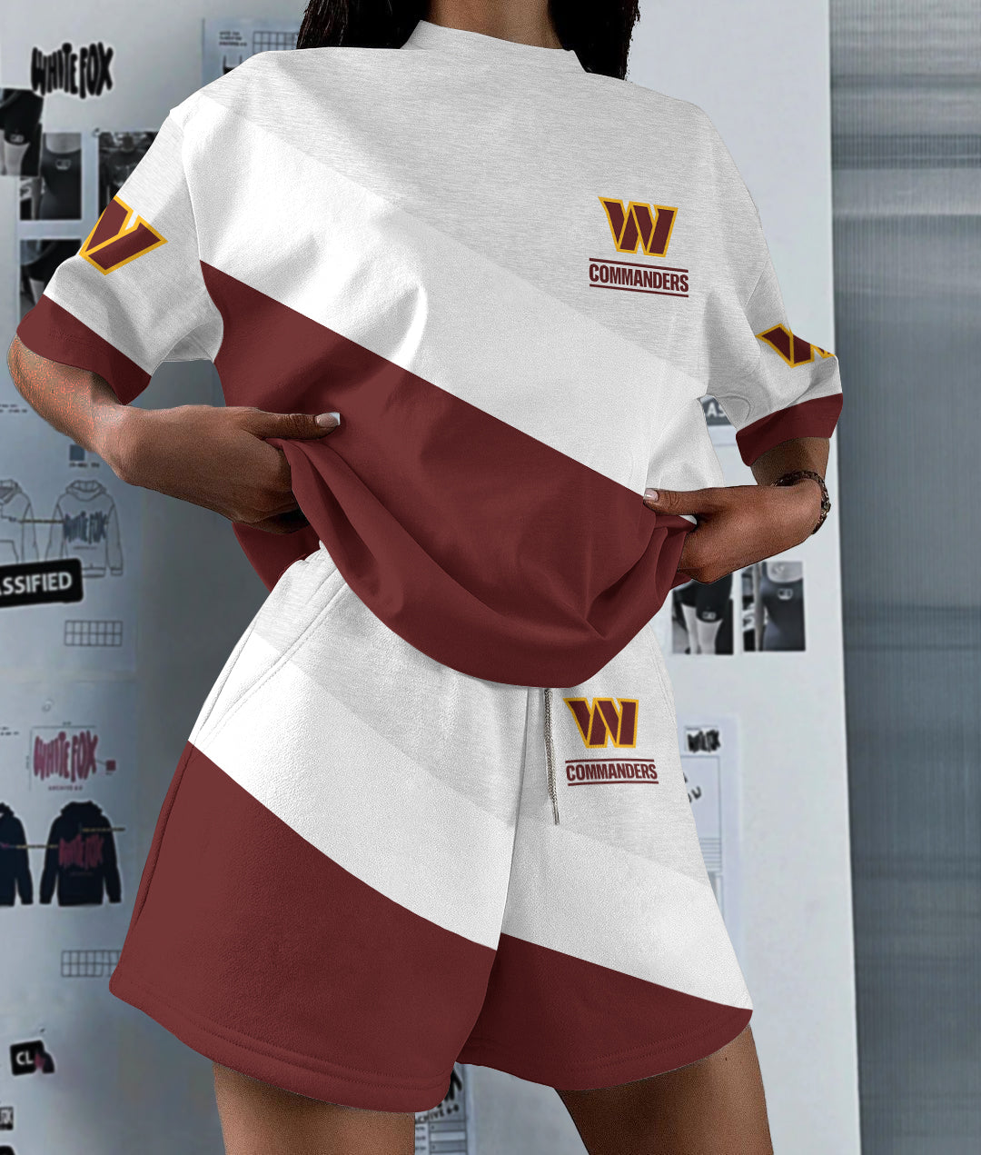 Washington Commanders Limited Edition Top And Shorts Two-Piece Suits (1)