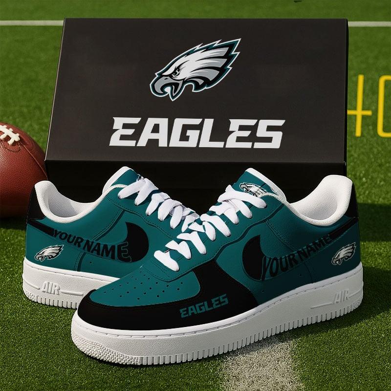 Philadelphia Eagles New Personalized AF1-1 Sneakers 2025 AZBTAF1N000026
