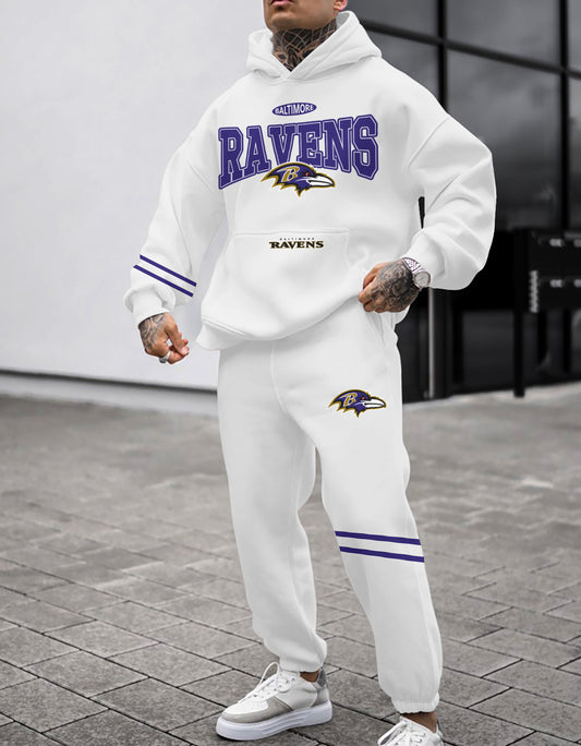 Baltimore Ravens Combo Pullover Hoodie And Sweatpants AZBTPHSP000224