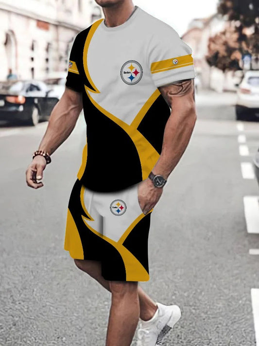 Pittsburgh Steelers T-shirt and Shorts AZTS126
