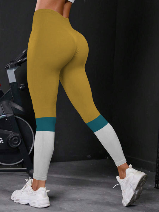 Jacksonville Jaguars High Waist Push Up Printed Leggings