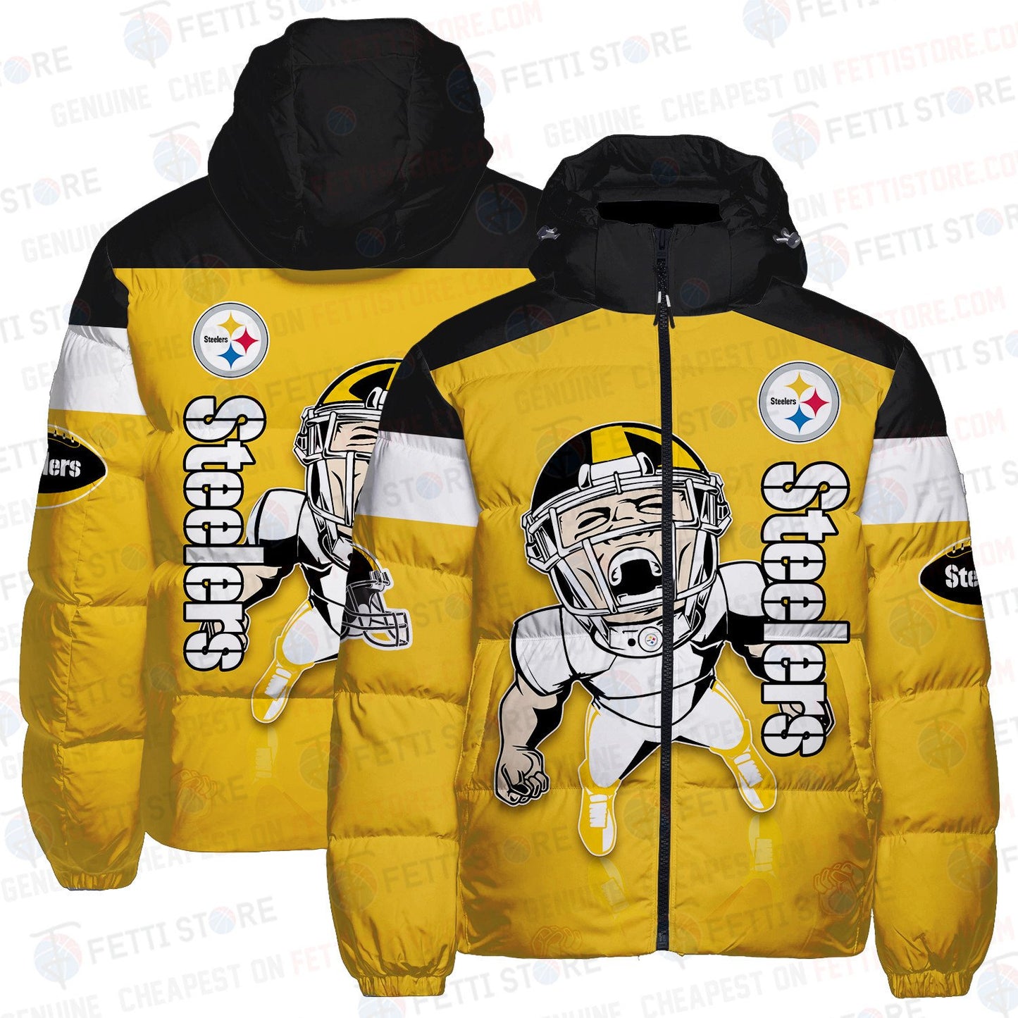 Pittsburgh Steelers CozyCloud Down Jacket AZBTDWJ000018