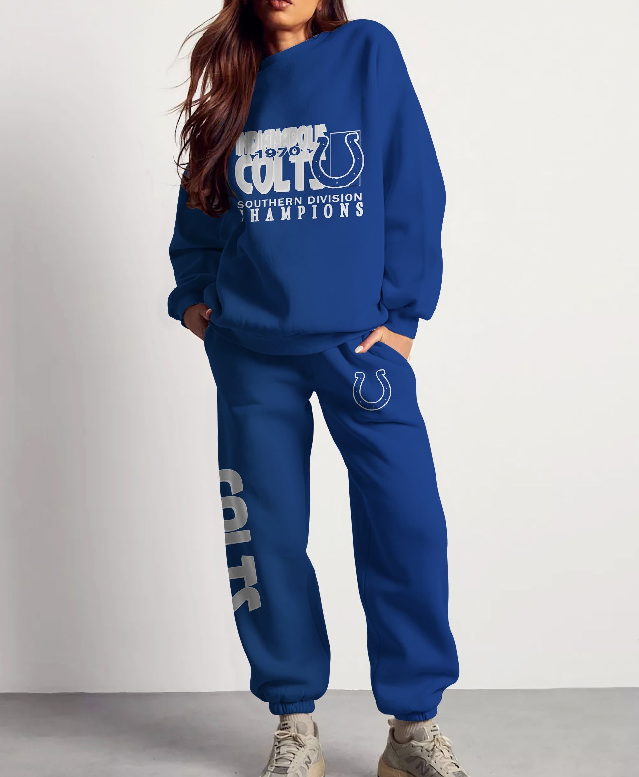Indianapolis Colts Combo 3D Sweatsuit and Sweatpants Unisex CBSP157