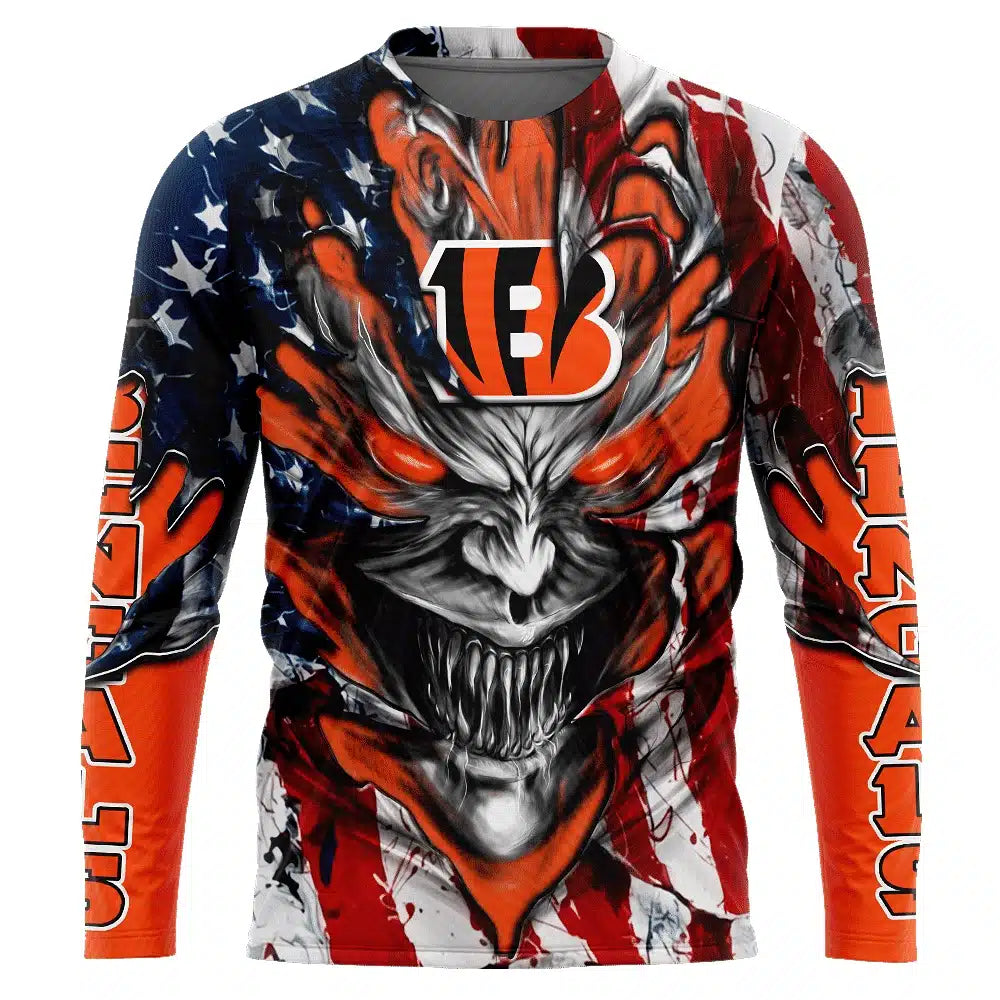 Cincinnati Bengals All Over Printed T-shirt Sweatshirt Hoodie AZCHD574