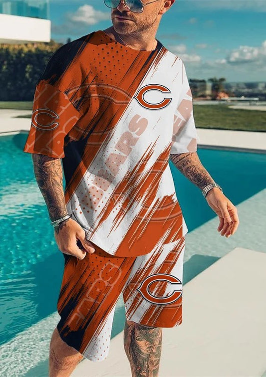 Chicago Bears T-shirt and Shorts AZTS147