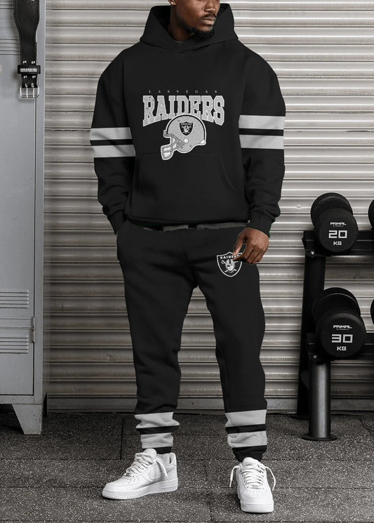 Las Vegas Raiders Combo Pullover Hoodie And Sweatpants AZBTPHSP000371